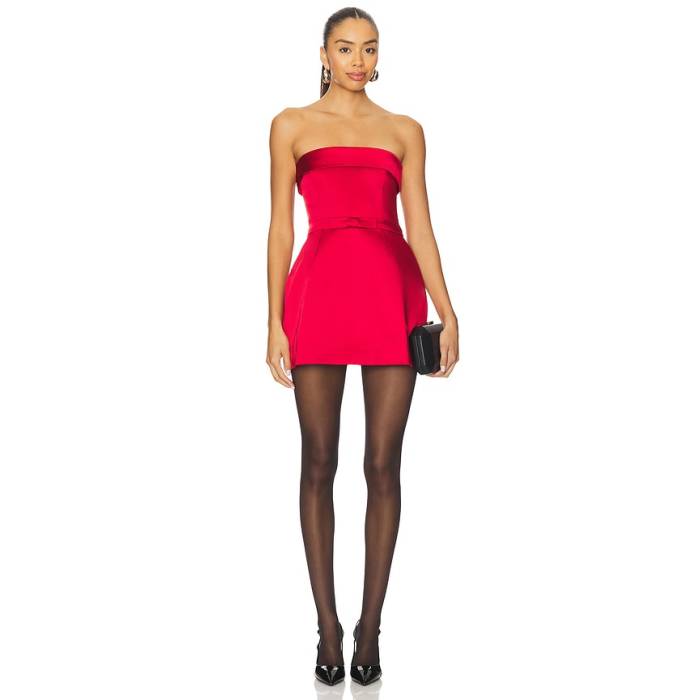 アマンダアプリチャード Amanda Uprichard 【 Avalee Skort Romper Women Ruby 】 ロンパース レディース