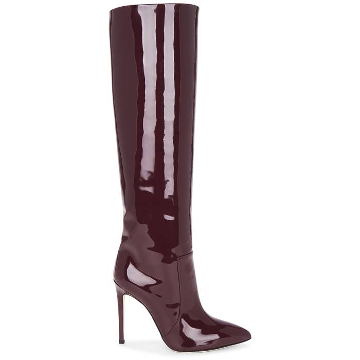 光の都市 一つ星の州 Paris Texas 【 Stiletto Boot 105 Women Rouge Noir 】 ブーツ レディース