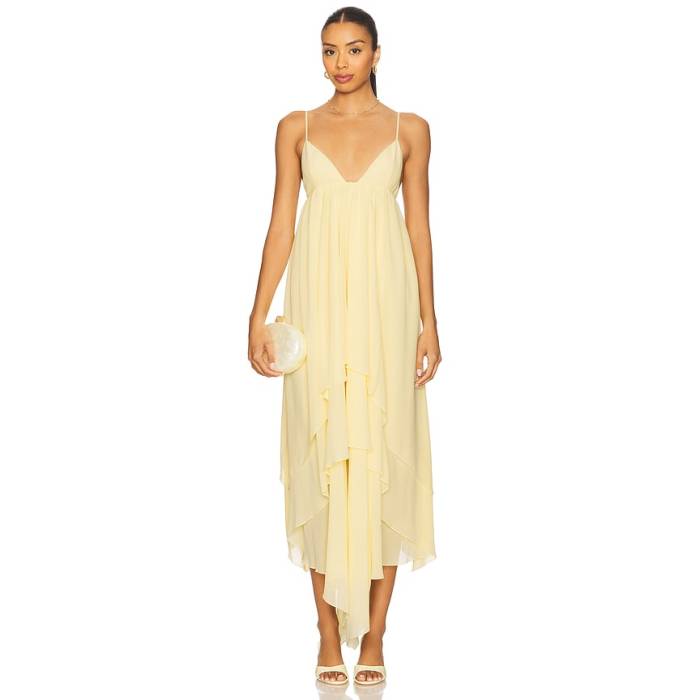 Lovers And Friends 【 Eve Gown Women Yellow 】 レディース yellow 黄味がかった・黄色