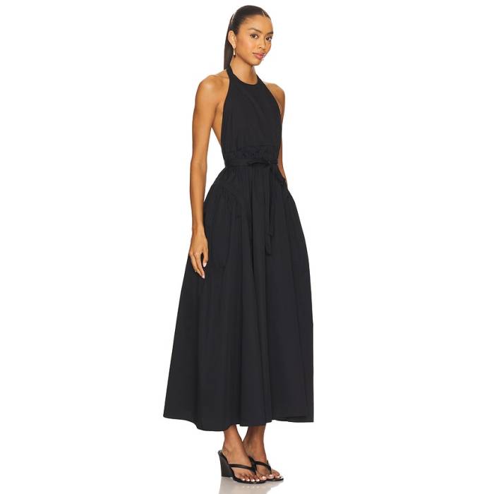 Lovers And Friends 【 Idun Halter Neck Midi Dress Women Black 】 お召しもの レディース 黒いこと 黒いこと ドレス-レディースファッション
