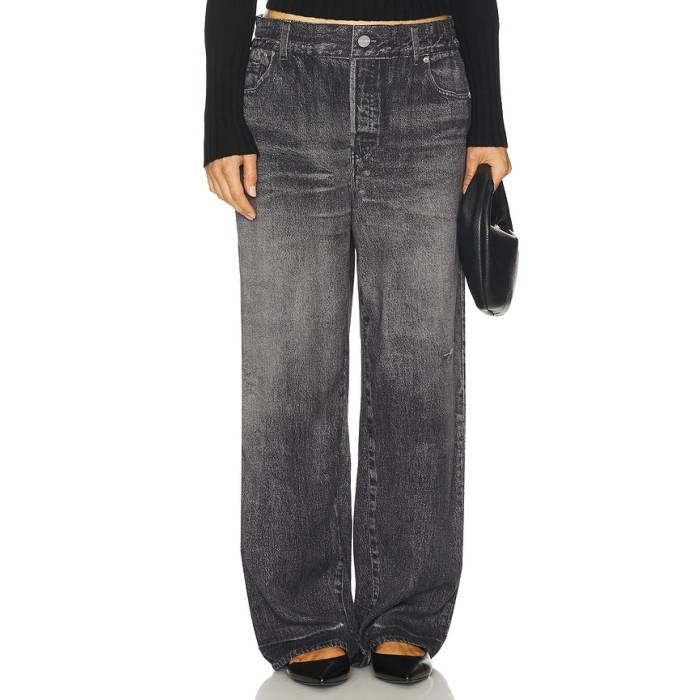 オールセインツ Allsaints 【 Tyler Denim Trouser Women Illusion Black 】 ジーンズ レディース 黒いこと 黒いこと