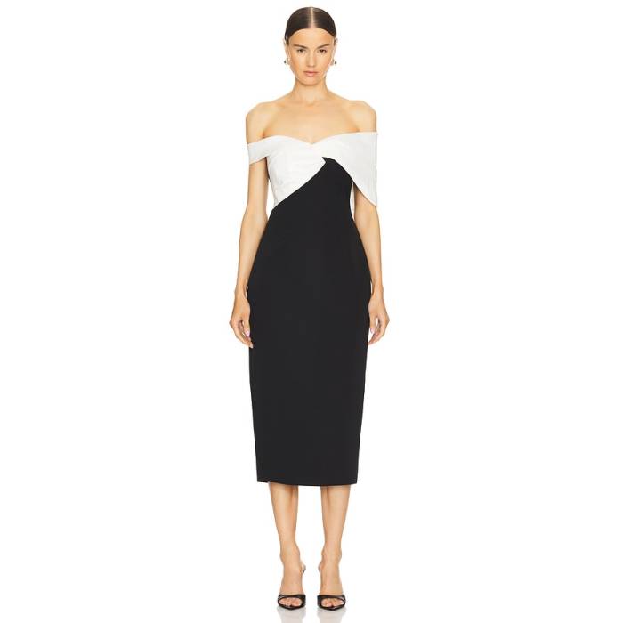 Rachel Gilbert 【 Delila Dress Women Black \u0026Amp; White 】 御召しもの レディース 黒いこと 黒いこと 白いこと 白いこと