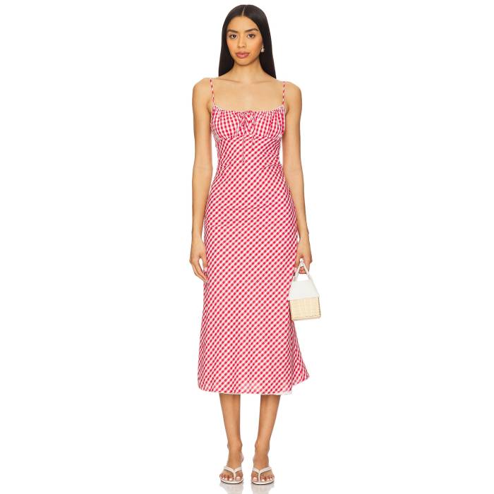 Nia 【 Kris Dress Women Red 】 御召しもの レディース Red 赤・赤いこと
