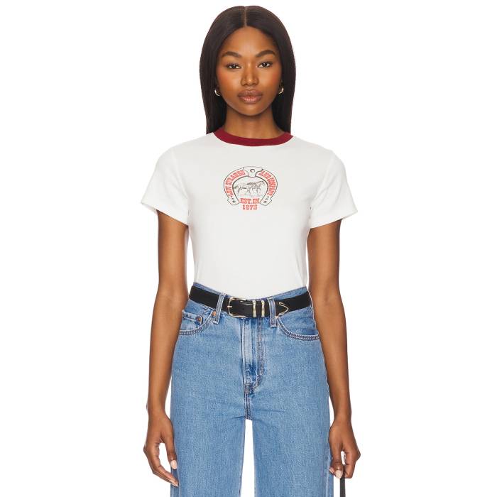 リーバイス Levi's 【 Essential Sporty Tee Women Swizzle & Sundried Tomato 】 Tシャツ レディースファッション トップス タンクトップ レディース