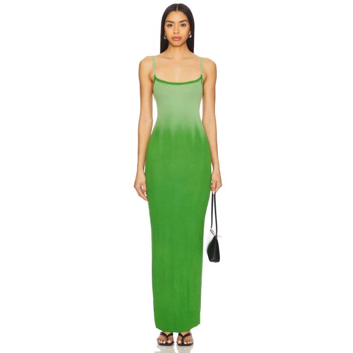 Cotton Citizen 【 Verona Spaghetti Maxi Dress Women Emerald Cast 】 ドレス レディース｜スニケス