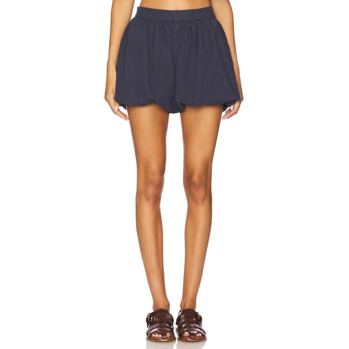Maude Club 【 Capri Shorts Women Navy 】 ショーツ レディースファッション ボトムス パンツ レディース 紺色 ネイビー