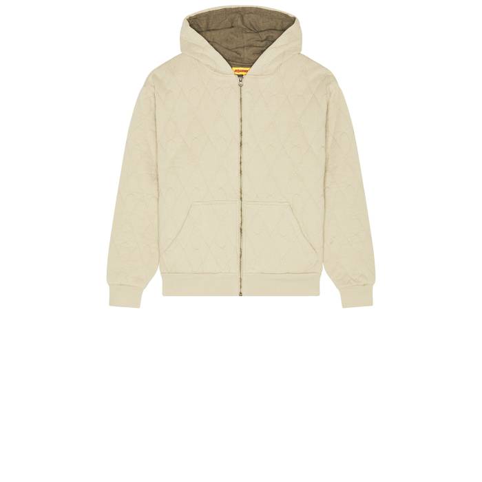 Round Two 【 Quilted Hoodie Men Stone 】 フーディー パーカー メンズファッション トップス パーカー メンズ