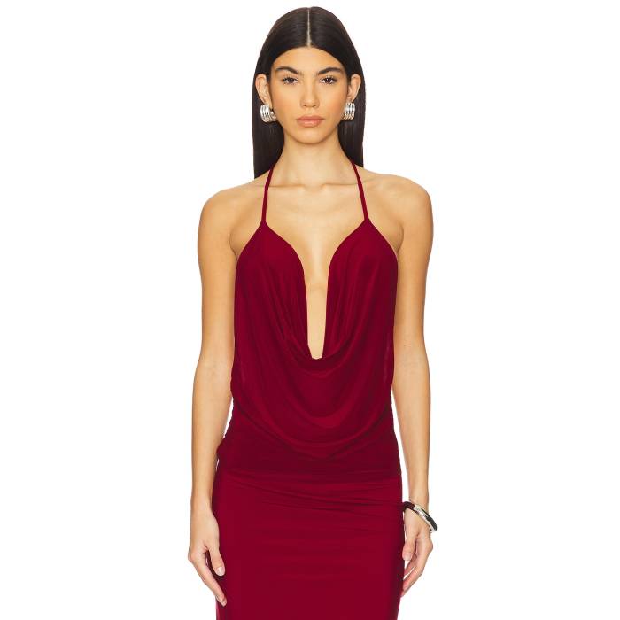 Bella Venice 【 Elsa Top Women Red 】 レディースファッション トップス その他 レディース Red 赤・レッド