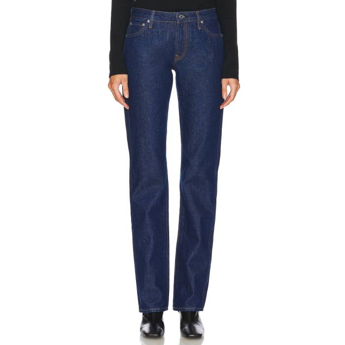 Grlfrnd 【 Isabel Low Rise Straight Jeans Women Franklin 】 ライズ ジーンズ レディースファッション ボトムス パンツ レディース フランクリン