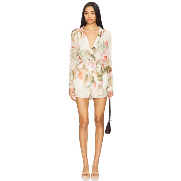 Rococo Sand 【 Romper Women Cream Pink Multi 】 ロンパース レディースファッション その他 レディース クリーム pink ピンク