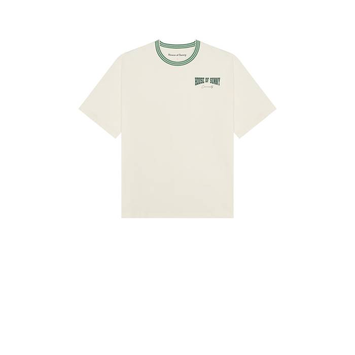 House Of Sunny 【 Oversized Logo Tee Men Off White 】 ロゴ Tシャツ メンズファッション トップス Tシャツ カットソー メンズ 白色 ホワイト