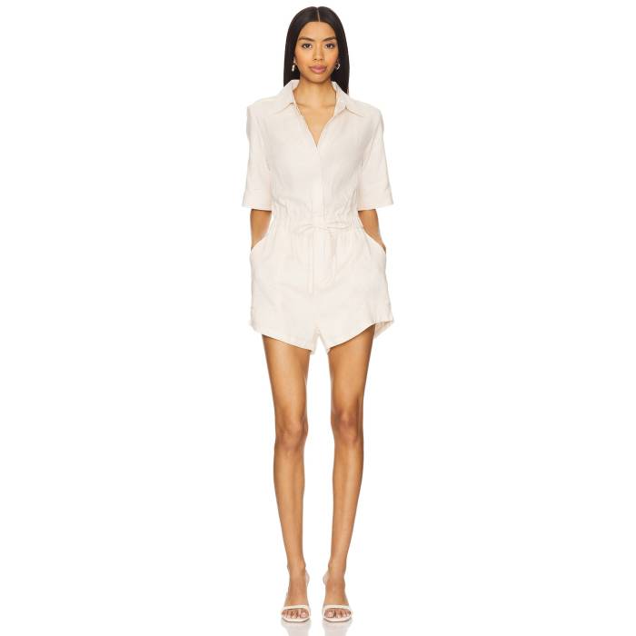 シーフォリー Seafolly 【 Sunside Playsuit Women Ecru 】 レディースファッション その他 レディース