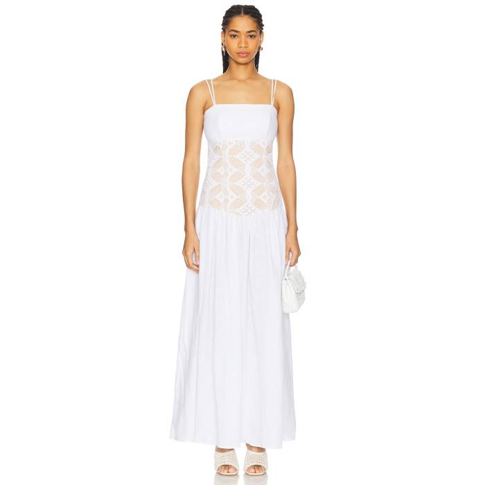 Silvia Tcherassi 【 Pilar Dress Women White 】 ドレス レディースファッション ドレス レディース 白色 ホワイト
