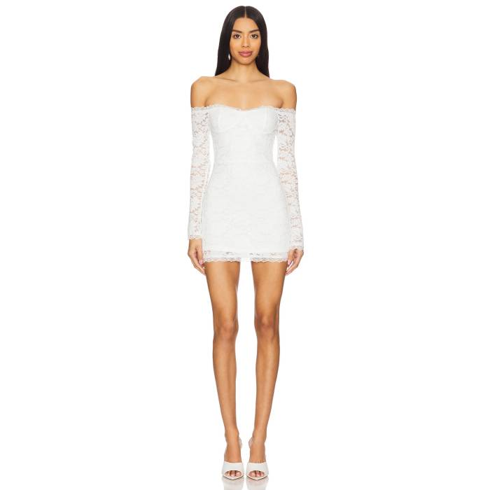 Superdown 【 Bailey Mini Dress Women White 】 お召しもの レディース 白いこと 白いこと