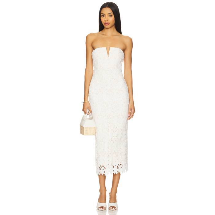 More To Come 【 Scarlett Midi Dress Women White 】 ドレス レディースファッション ドレス レディース 白色 ホワイト