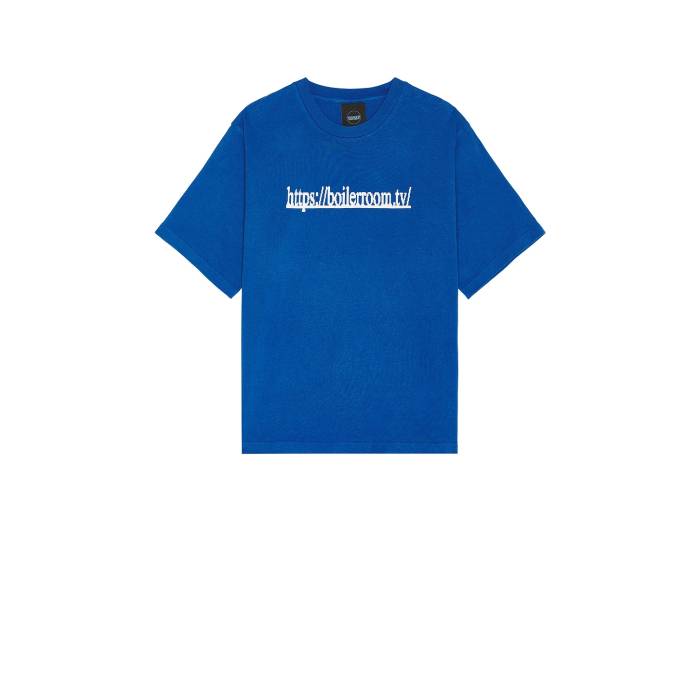 Boiler Room 【 Tv Logo Tee Men Blue 】 ロゴ Tシャツ メンズ 青色 ブルー|スニケス