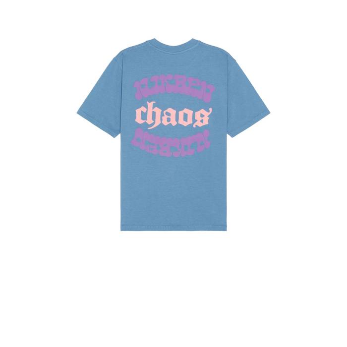 Nikben 【 Chaos Tee Men Navy 】 Tシャツ メンズファッション トップス Tシャツ カットソー メンズ 紺色 ネイビー