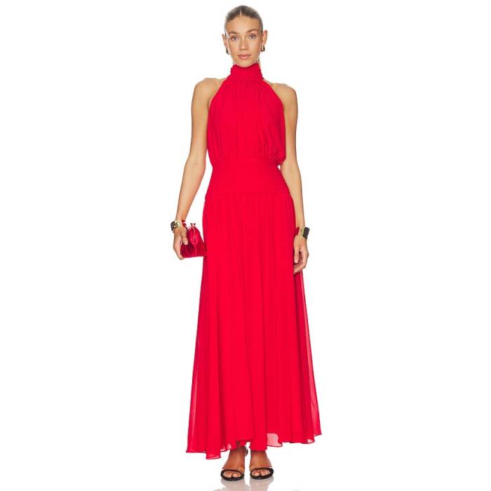 Nicholas 【 Tessa Dress Women Tomato 】 御召しもの レディース