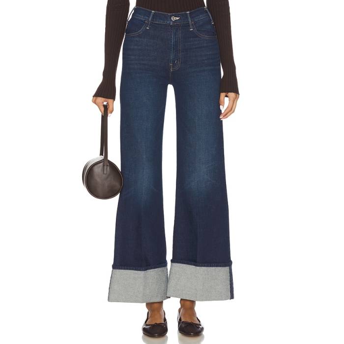 Mother 【 The Petite Hustler Roller Sneak Cuff Jeans Women Kicks And Rifts 】 【小さめ】 ジーンズ レディース