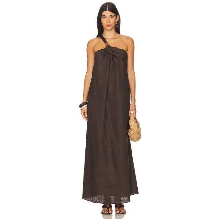 House Of Harlow 1960 【 X Revolve Faustine Maxi Dress Women Brown 】 お召しもの レディース 赤銅色 赤銅色