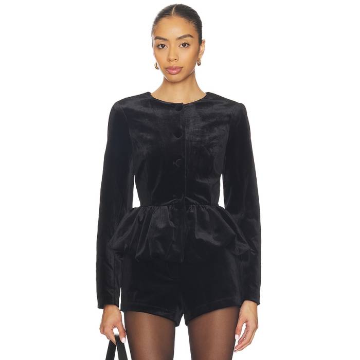 Astr The Label 【 X Revolve Nicolle Jacket Women Black 】 Jacket ジャケット レディース 黒色 ブラック｜スニケス