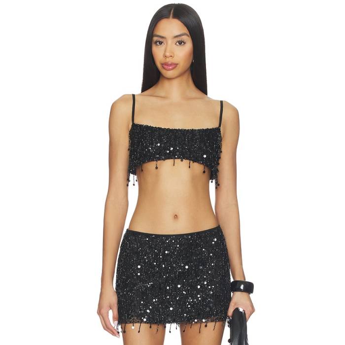 Asta Resort 【 Yasmin Bralette Top Women Black 】 レディース 黒いこと 黒いこと