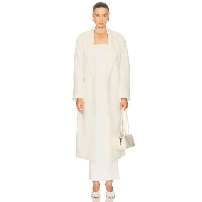 バルドット Bardot 【 Classic Oversized Coat Women Ivory 】 クラシック レディース アイボリー｜スニケス