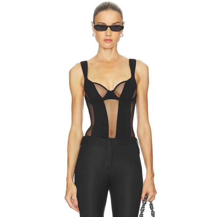 Undress Code 【 Missy Bodysuit Women Black 】 上半身背広 レディース 黒いこと 黒いこと