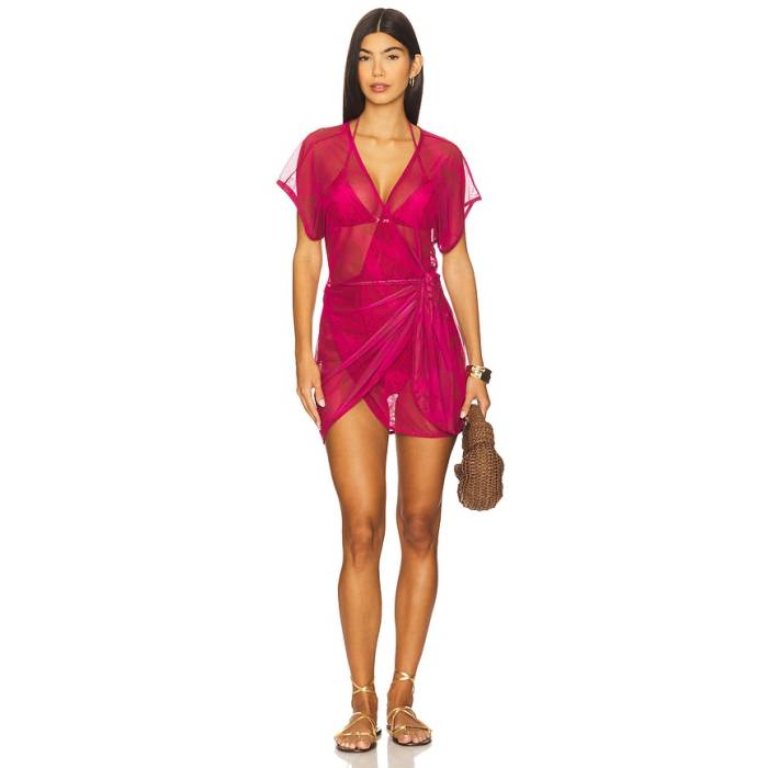 Vix Swimwear 【 Emily Short Cover Up Women Roseate 】 レディース