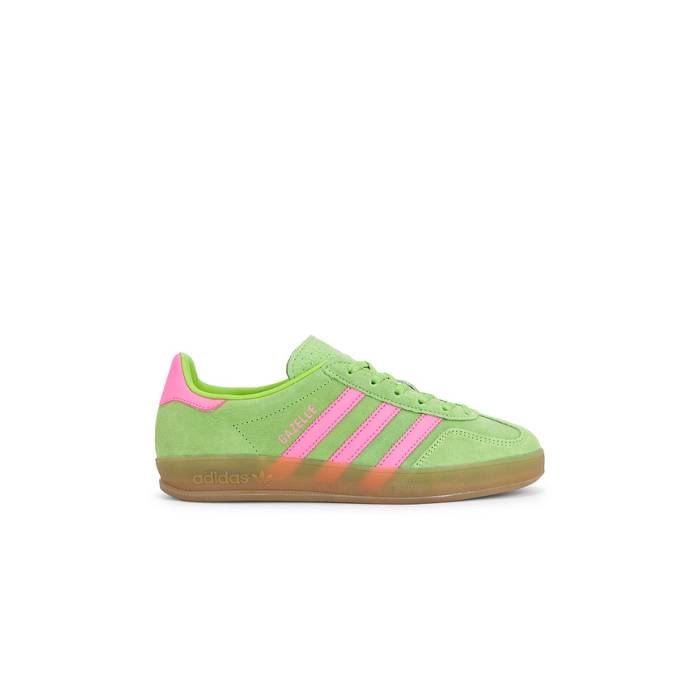 アディダス Adidas Originals 【 Gazelle Indoor Women Semi Lucid Green, Lucid Pink \u0026Amp; Gum 4 】 ガゼル レディース pink さくら色