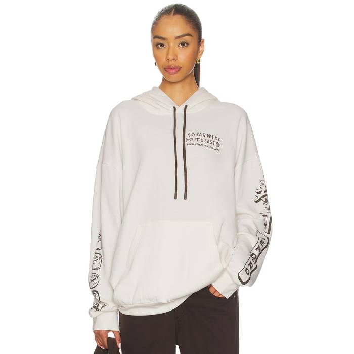 Sendero Provisions Co. 【 So Far West Hoodie Unisex Vintage White 】 フーディー パーカー ユニセックス vintage ビンテージ・ヴィンテージ 白色 ホワイト|スニケス