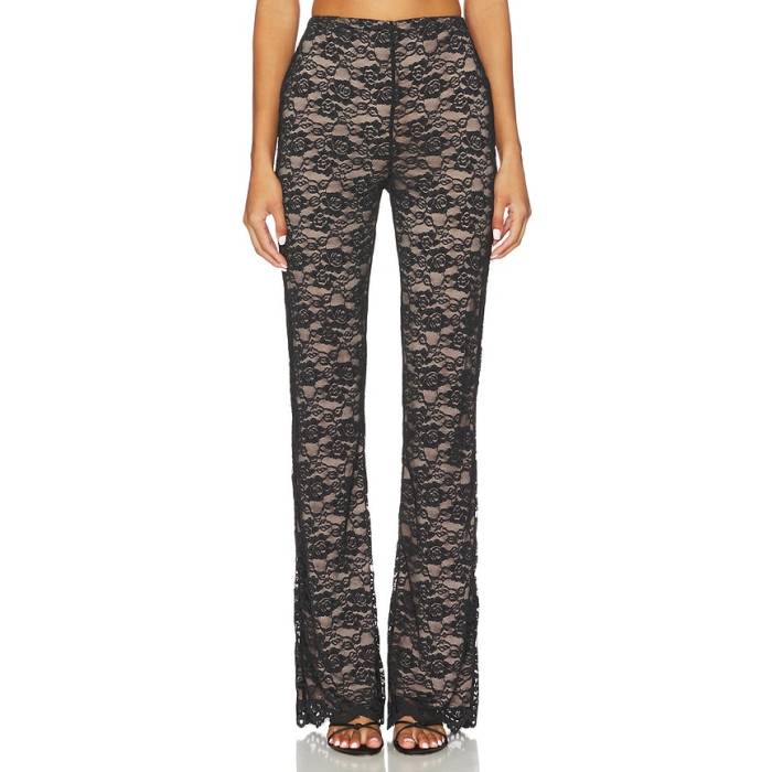 Majorelle 【 Zariah Pant Women Black 】 ズボン下 レディース 黒いこと 黒いこと