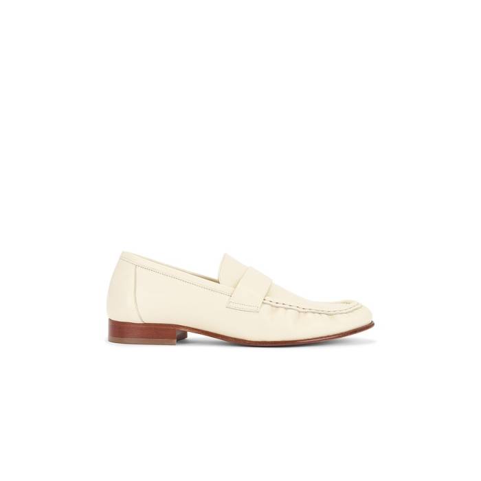 Mansur Gavriel 【 Ruched Loafer Women Jasmine 】 置き目毛革 シューズ レディース