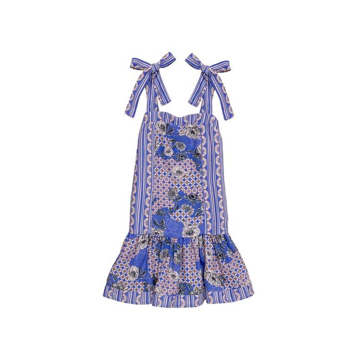 Agua Bendita 【 Kaio Quilt Dress Girls Multicolor 】 quilt キルト 御召しもの お坊っちゃん キッズ