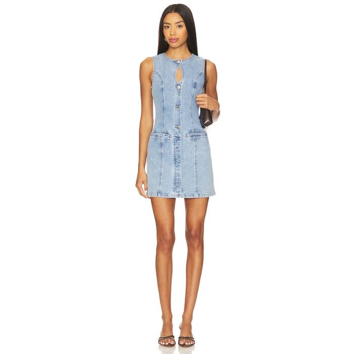 Sovere 【 Etch Denim Mini Dress Women Heritage Blue 】 デニム ドレス レディース 青色 ブルー|スニケス