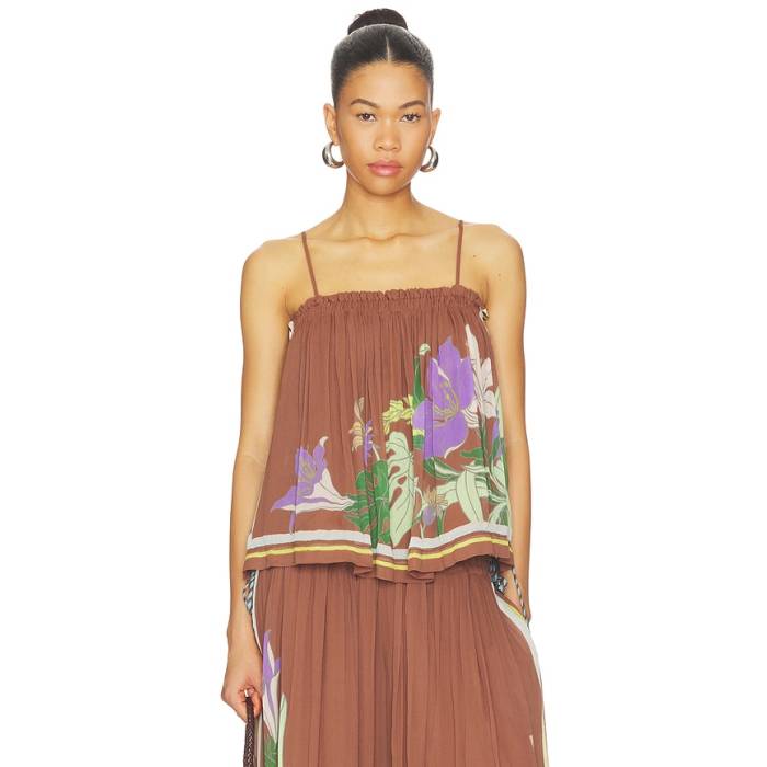 Alemais 【 Alfie Ruched Top Women Chocolate 】 レディース