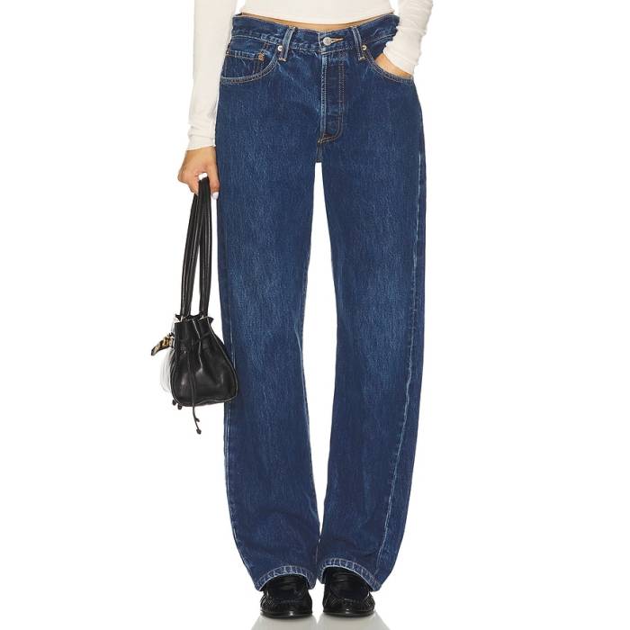 Aligrace 【 Brigette Baggy Jeans Women Medium Dark 】 ジーンズ レディース|スニケス