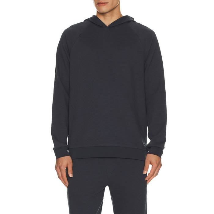 Barefoot Dreams 【 Waffle Thermal Hoodie Men Indigo 】 ワーヘル フーディー パーカー メンズ 藍色・インディゴ