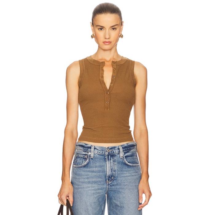 シチズンズオブヒューマニティ Citizens Of Humanity 【 Caralyn Tank Women Manuka 】 貯蔵タンクいの一番 レディース