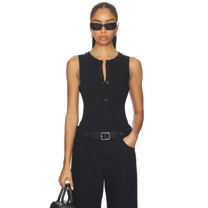 シチズンズオブヒューマニティ Citizens Of Humanity 【 Caralyn Tank Top Women Black 】 貯蔵タンクいの一番 レディース 黒いこと 黒いこと