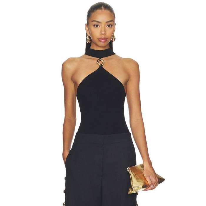 Simkhai 【 Renlen Halter Top Women Black 】 レディース 黒いこと 黒いこと
