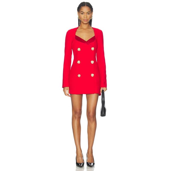 Majorelle 【 Alexandra Mini Dress Women Cherry Red 】 お召しもの レディース Red 赤・赤いこと