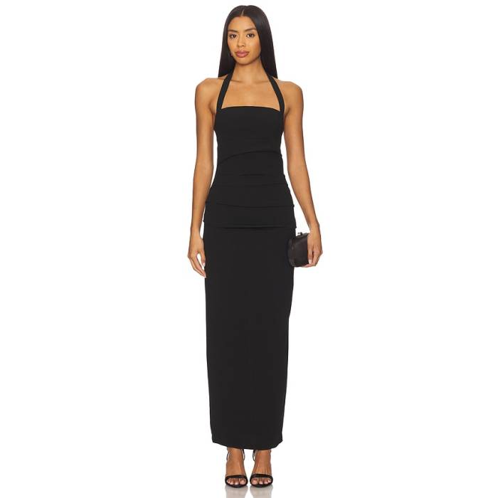 ライオネス Lioness 【 X Revolve 1999 Maxi Dress Women Onyx 】 お召しもの レディース