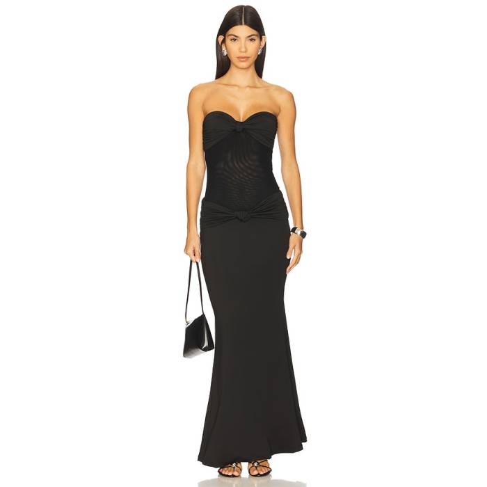 Superdown 【 Dianah Maxi Dress Women Black 】 お召しもの レディース 黒いこと 黒いこと