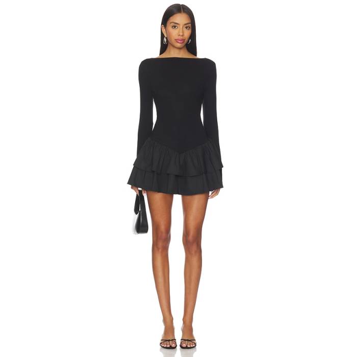More To Come 【 Sabreen Mini Dress Women Black 】 お召しもの レディース 黒いこと 黒いこと