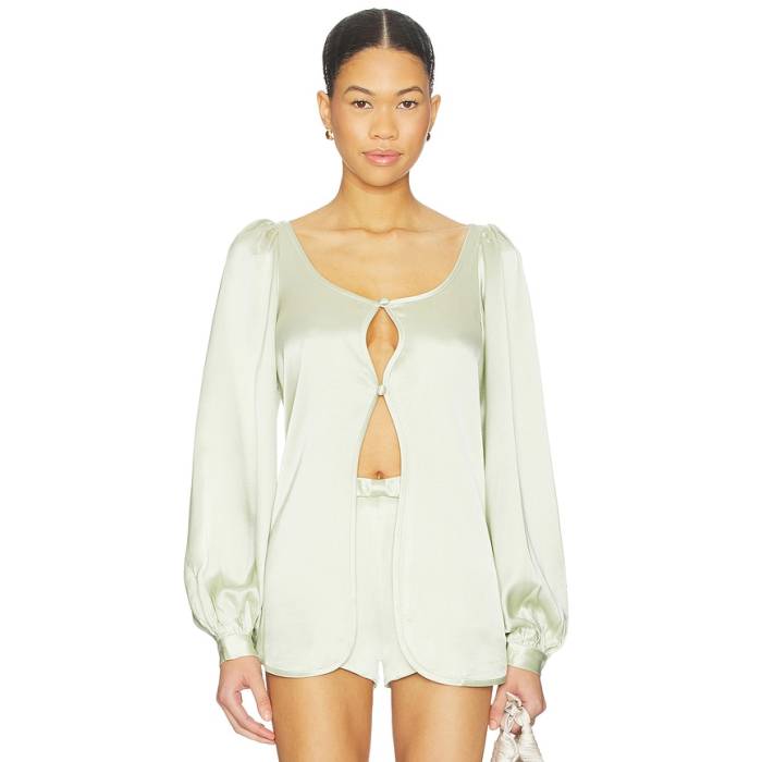 Bubish 【 Penelope Blouse Women Pistachio 】 レディース