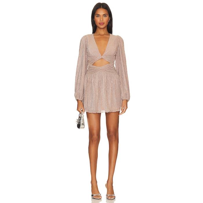 Lovers And Friends 【 Josephine Mini Dress Women Rose Gold &Amp; Silver 】 ドレス レディース Rose ローズ ゴールド Silver 銀色・シルバー｜スニケス
