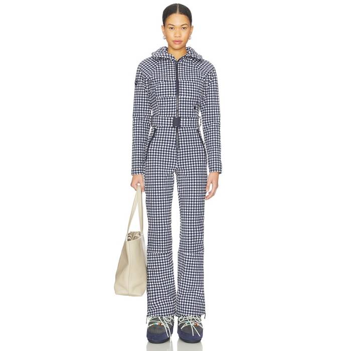 Cordova 【 Chatel Ski Suit Women Indigo Gingham 】 背広 レディース 藍色・インディゴ