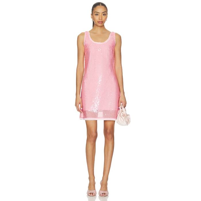 Simkhai 【 Stacie Sequin Mini Dress Women Blossom 】 お召しもの レディース