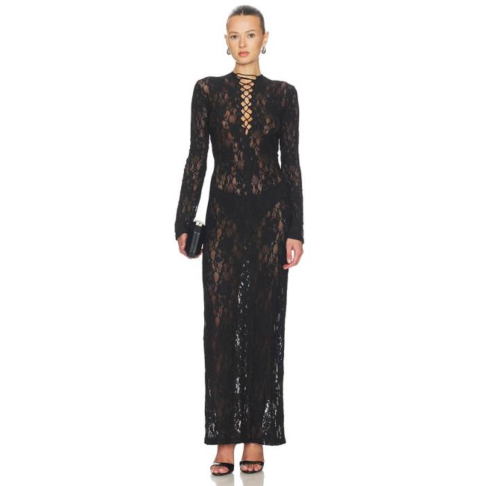 Superdown 【 Julissa Maxi Dress Women Black 】 ドレス レディース 黒色 ブラック｜スニケス